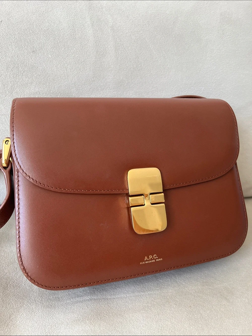 A.P.C. Grace Small Bag Brown